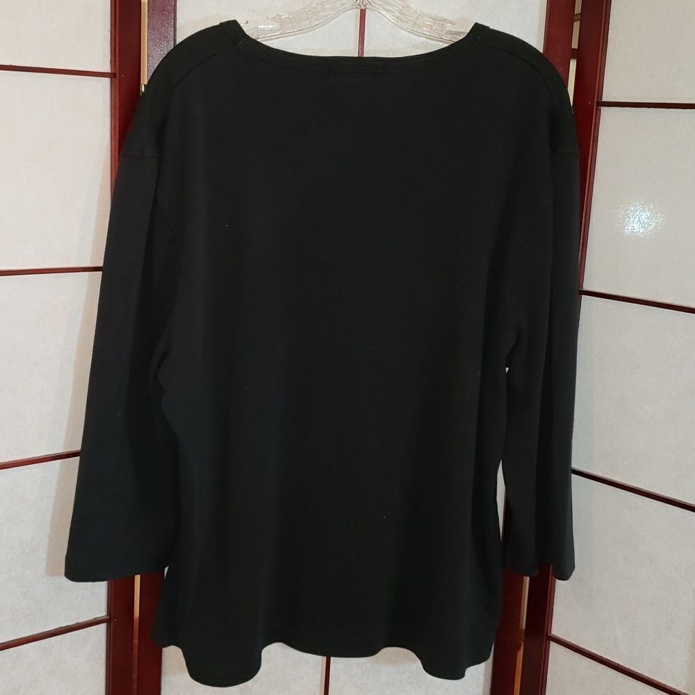 R&B Collections Leopard Rhinestone Top - Picture 6 of 8